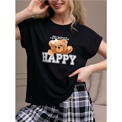 Женский костюм Мишель-5 КЖ-130 / чёрный