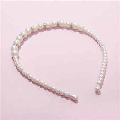 Ободок для волос «Goodgirl» жемчужный