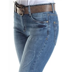 D357 BLUE Джинсы зауженные женские DIOVES