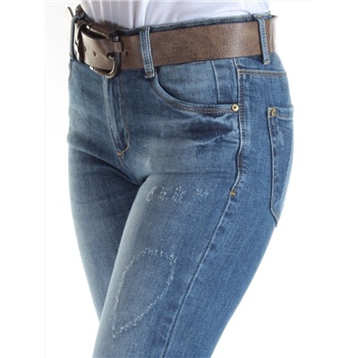 D357 BLUE Джинсы зауженные женские DIOVES