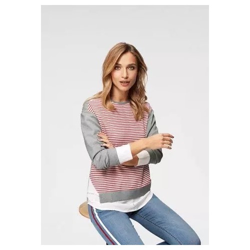 2-In-1-Pullover Размер 36, Цвет grau-rot-wei, Производитель Aniston