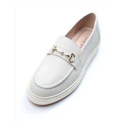 03-5062-3 BEIGE Лоферы женские (натуральная кожа)