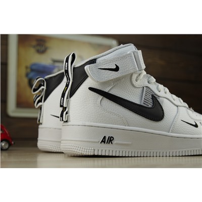Зимние Nike Air Force из натуральной кожи