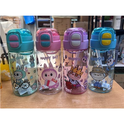 Бутылка для воды детская 500 мл (в ассортименте) (3540)