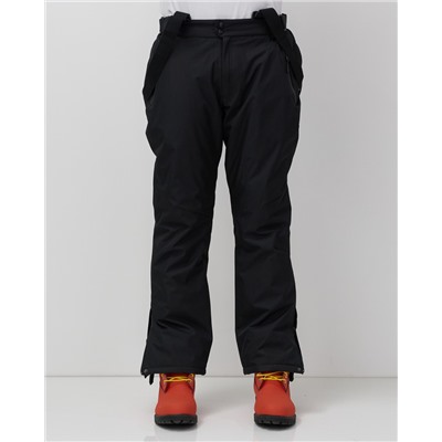 Горнолыжные мужские брюки зимние черного цвета 9800Ch