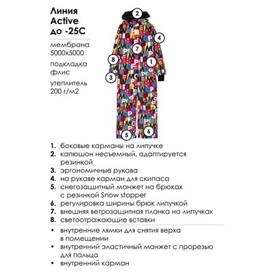 Комбинезон зимний для девочки