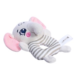 Развивающая погремушка Крошка Я «Слон», цвет серый