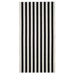 VARGTÖREL, Stoffbahn, schwarz/weiß,, 150x300 cm