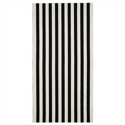 VARGTÖREL, Stoffbahn, schwarz/weiß,, 150x300 cm