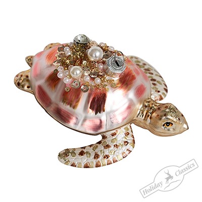 Черепаха "Острова Океании" (стекло) 12х11х5 см