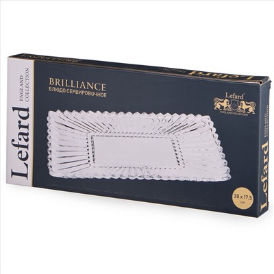 БЛЮДО СЕРВИРОВОЧНОЕ "BRILLIANCE" ПРЯМОУГОЛЬНОЕ, 38*17,5*3,5 СМ