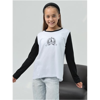 Лонгслив "ЛА" Детский Чер-Бел