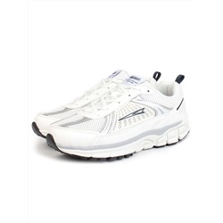05-P234-2 WHITE/GRAY Кроссовки женские (искусственные материалы, сетка)