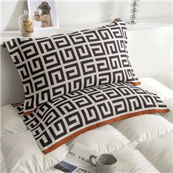 Комфортная дышащая муслиновая наволочка 52×75см