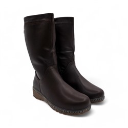 Сапоги Н3583-9 темно-коричневые