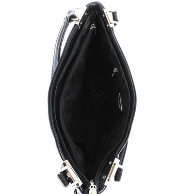 Сумка женская искусственная кожа GT-63625-F 9-1,  1отд+карм/пер,  черный 263746