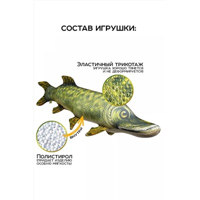 Игрушка-антистресс Рыба мечты. Щука