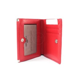 Кошелек женский натуральная кожа Cossroll-2202A-8848-1,  3отд,  6карм,  красный 258836
