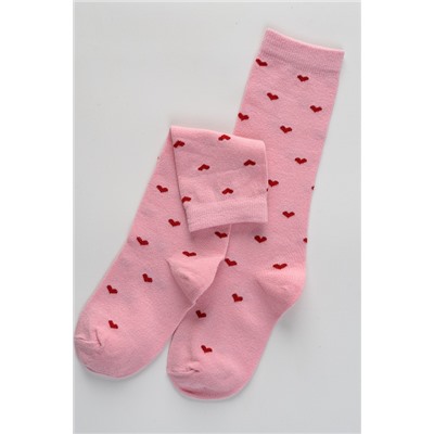 Детские гольфы Любимка (набор 2 пары) / экрю, розовый