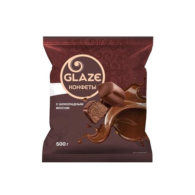 Конфета «Глэйс» с шоколадным вкусом. (упаковка 0,5 кг)