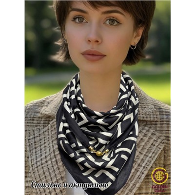 Платок на шею с украшением Артикул 2455/24