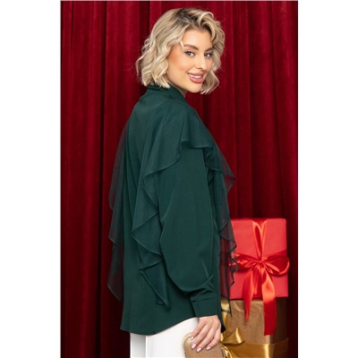 Блуза Сюита (зеленая) Б14679-24М