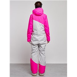 Горнолыжный комбинезон женский зимний розового цвета 2326R
