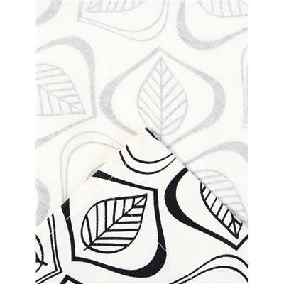 Комплект штор для кухни Этель Leaves, 149×180 см - 2 шт., подхваты - 2 шт., 100% хлопок