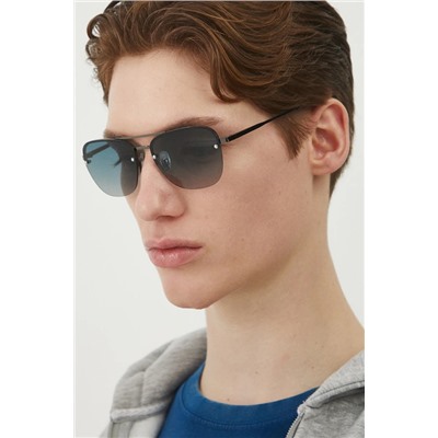 Okulary przeciwsłoneczne męskie kolor niebieski