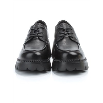 03-5935 BLACK Полуботинки женские (натуральная кожа)