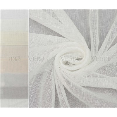 Тюль лен с утяж Райли