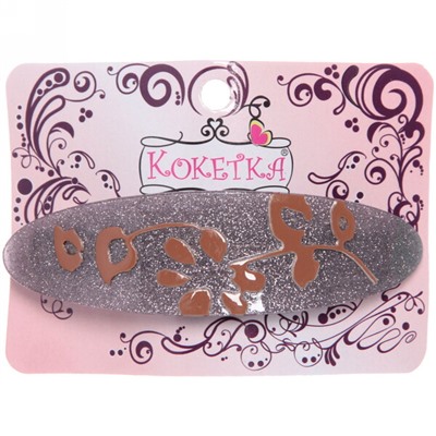Заколка автомат "Women's style - Грация", 10*2,5см, микс 6 цветов