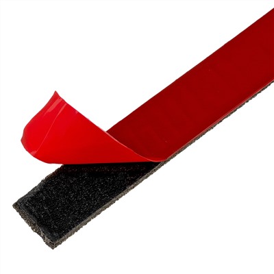 Лента клейкая на вспененной основе, двусторонняя черная усиленная, 9 мм х 5 м Matrix