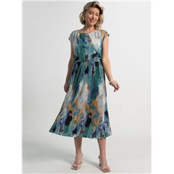 Костюм с юбкой Вайнона (зеленый) К15119-10М