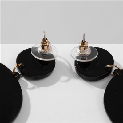 Серьги акриловые «Маска» китайская, цветные