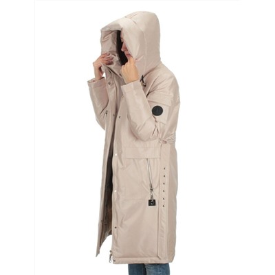 EAC293 LT.BEIGE Куртка зимняя женская (200 гр. холлофайбера)