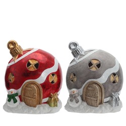 GAEM Фигурка декоративная "Домик" с подсветкой (АААх3, н/п) , L29 W32 H37 см, 2в.