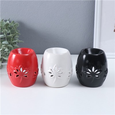 Аромалампа для эфирных масел «Лотосы», керамика, 8.5×8.5×9.5 см, МИКС