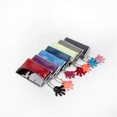 Салфетка для очков Micro Fiber "ладошка" в индивидуальной уп. (в уп. 10 шт.)