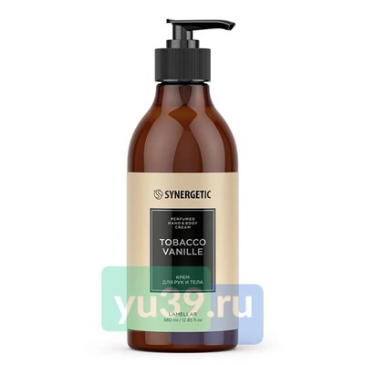 Крем парфюмированный SYNERGETIC для руки и тела Табак-ваниль 380мл
