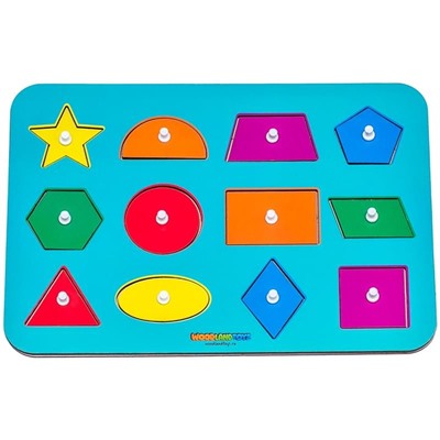 Игра развивающая Woodlandtoys "Монтессори. Геометрические формы"