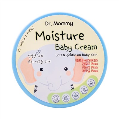 MeLoSo Увлажняющий детский крем / Dr. Mommy Moisture Baby Cream, 200 мл