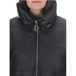 EAC931 BLACK Куртка демисезонная женская (100 гр. синтепон)