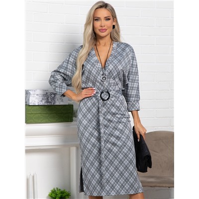 Платье Фокси (серое) П15438-4М