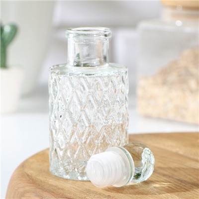 Банка для сыпучих Доляна «Холодок», 100 мл, 5×12 см, стекло, прозрачная