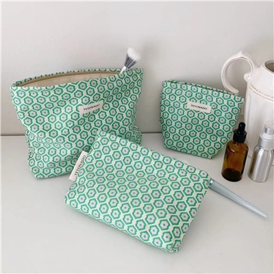 Capacious cosmetic bag, organizer bag, shopping bag for traveling, small clutch bag, liner