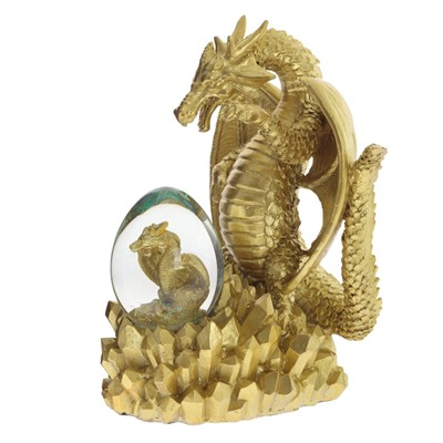 Фигурка декоративная в стекл.шаре "Дракон", D 7 см, L15,5 W16 H22 см, 2в.