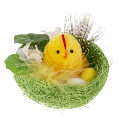 GAEM Набор из 2-х изделий декоративных "Гнездо пасхальное" (7*5,5), L14 W7,5 H6 см