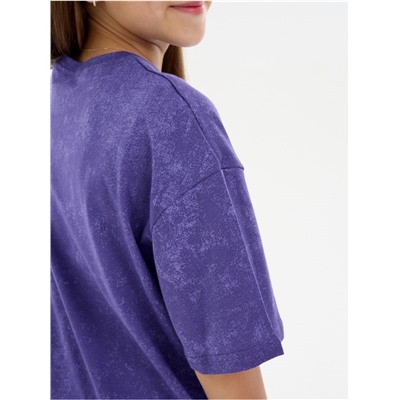 Футболка "Винтаж" фиолет Девочка