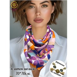 Платок на шею с украшением Артикул 2455/28